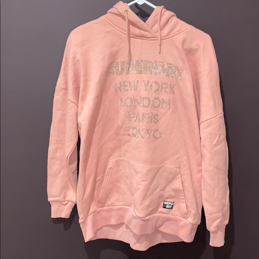 SUPERDRY Pink Hoodie
